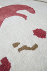 Close up of unicorn rug. 