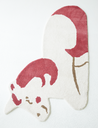 Unicorn-shaped rug by Studio 321B